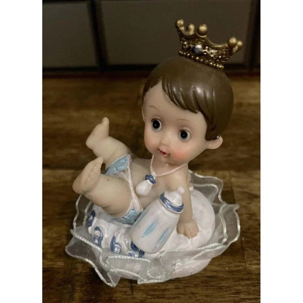 Baby Shower Vintage Boy Cake Topper Decoration Special Event Party